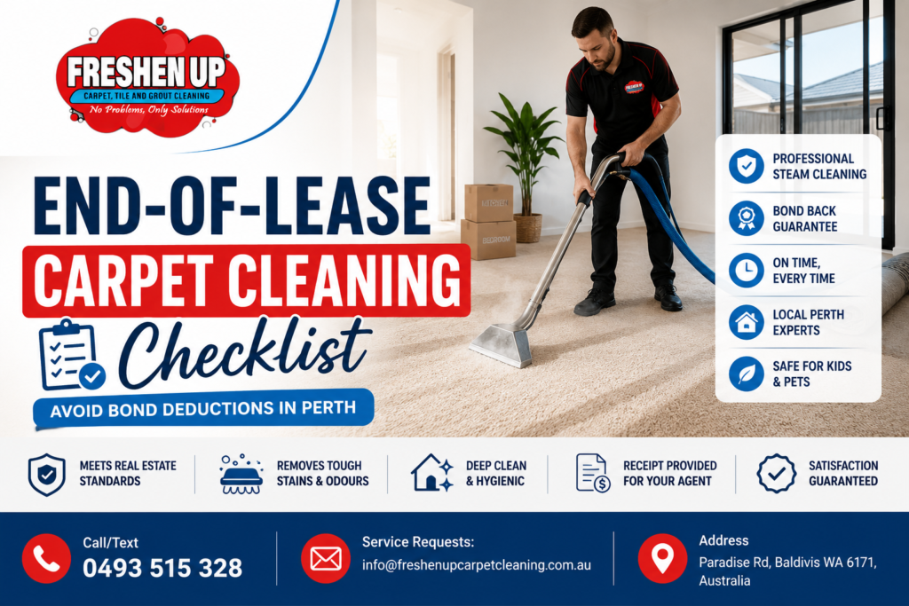 End of Lease Carpet Cleaning in Perth